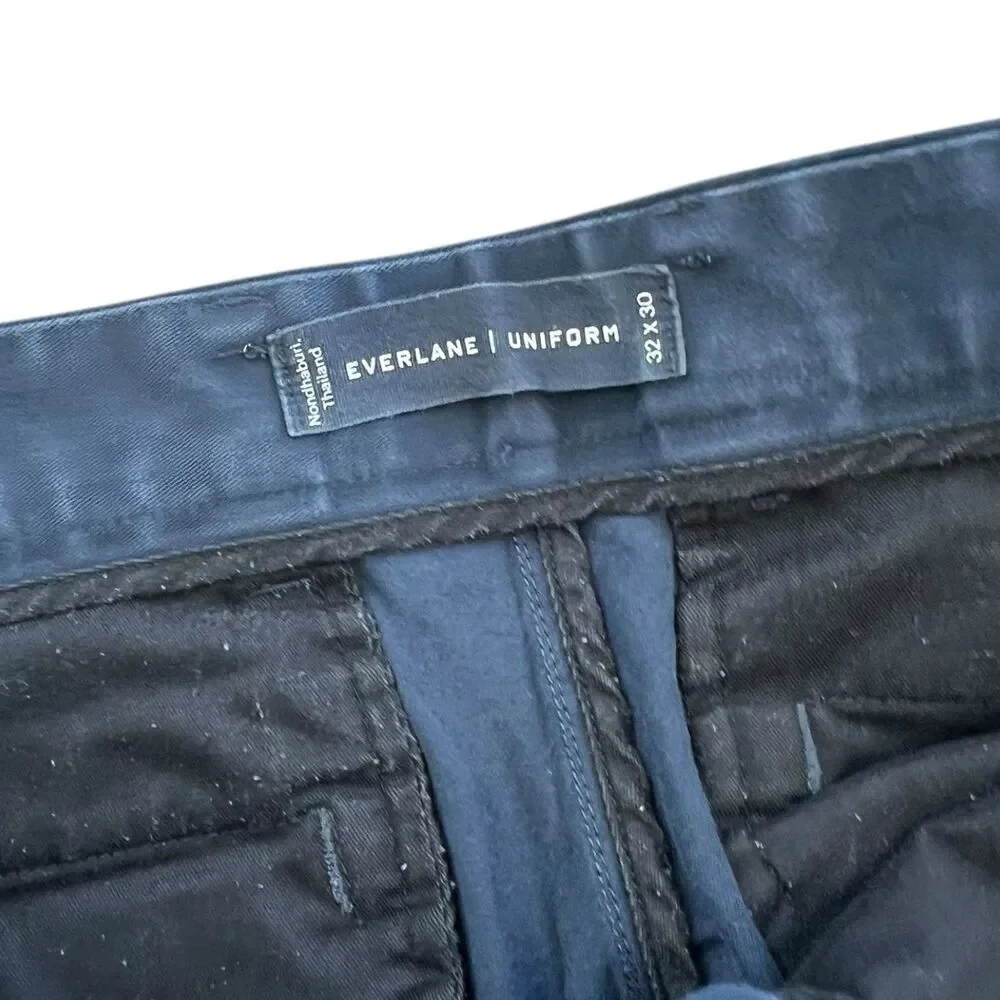 Everlane Uniform Navy Blue Chino Pants 33x29